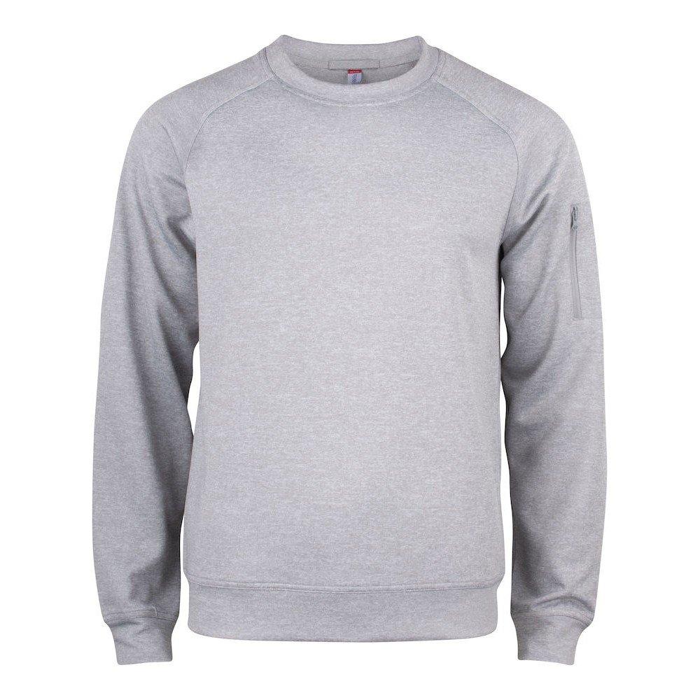 Clique - Basic Sweatshirt Rundhalsausschnitt Aktiv, für Damen, Grau, Größe XXL von Clique