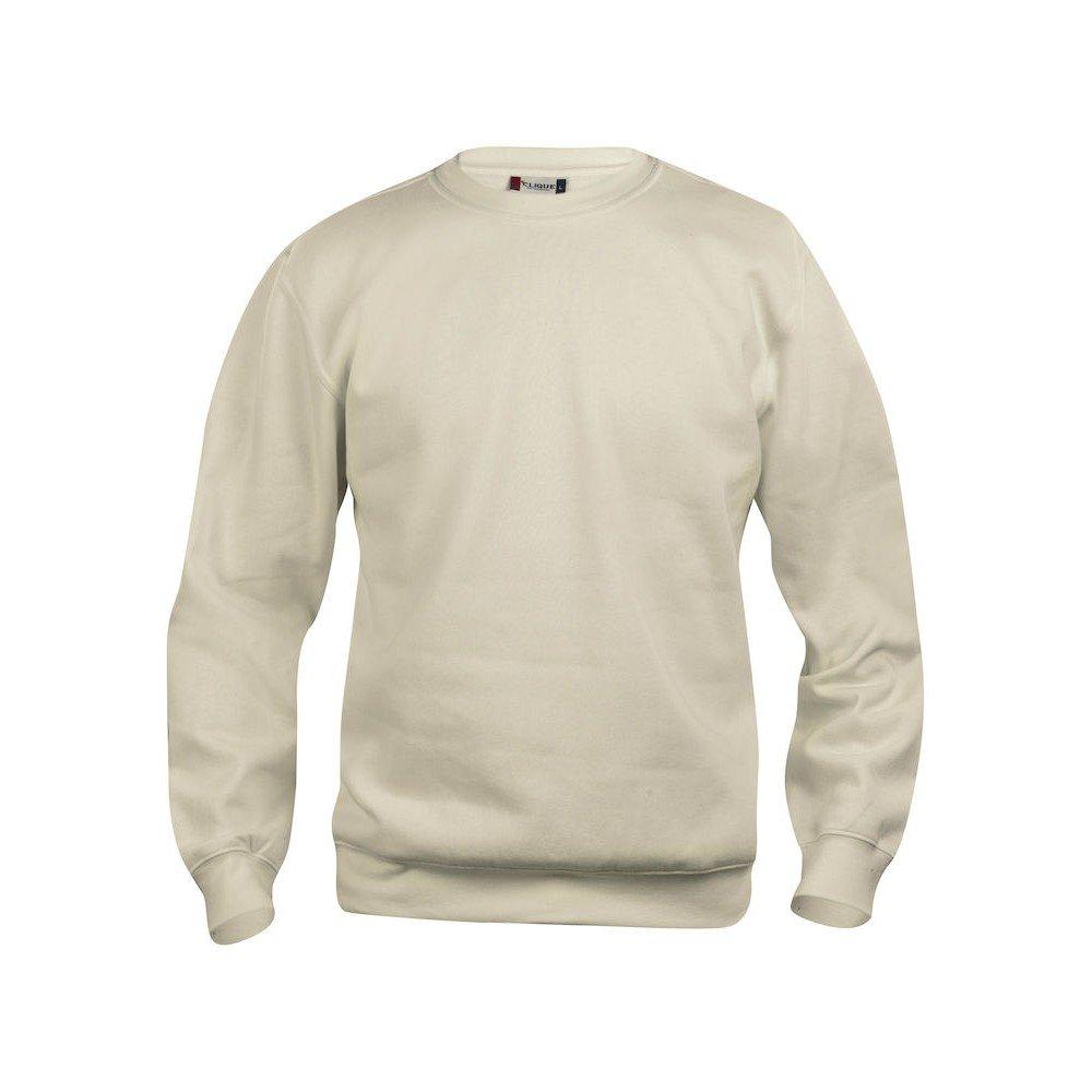 Basic Sweatshirt Rundhalsausschnitt Damen Khaki 3XL von Clique