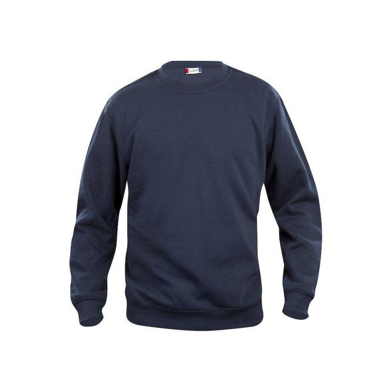 Basic Sweatshirt Rundhalsausschnitt Damen Marine XS von Clique