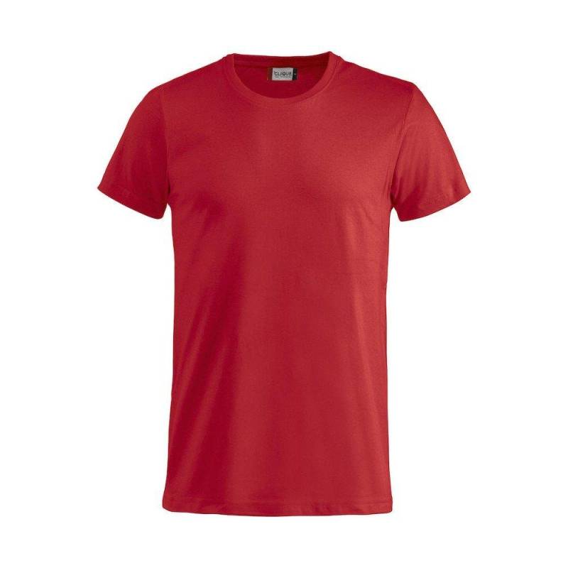 Basic Tshirt Herren Rot Bunt 4XL von Clique