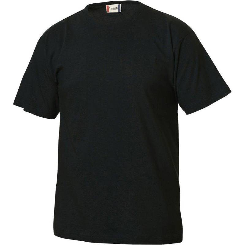 Basic Tshirt Jungen Schwarz 122/128 von Clique