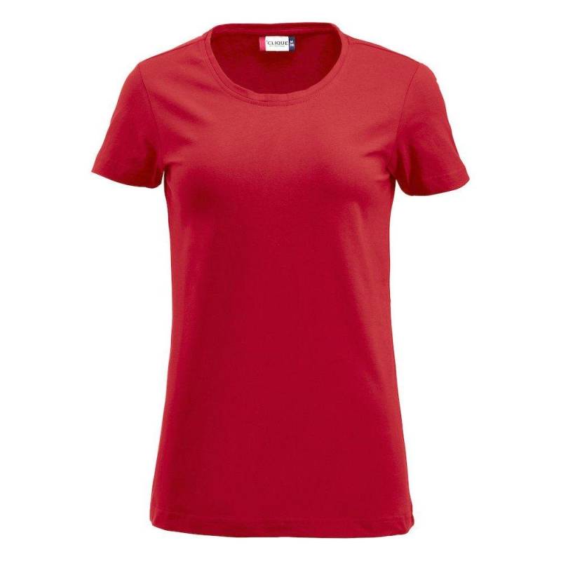 Clique - Carolina TShirt, für Damen, Rot Bunt, Größe XL von Clique