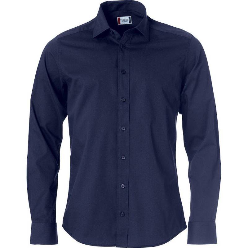 Clark Formelles Hemd Herren Marine XS von Clique