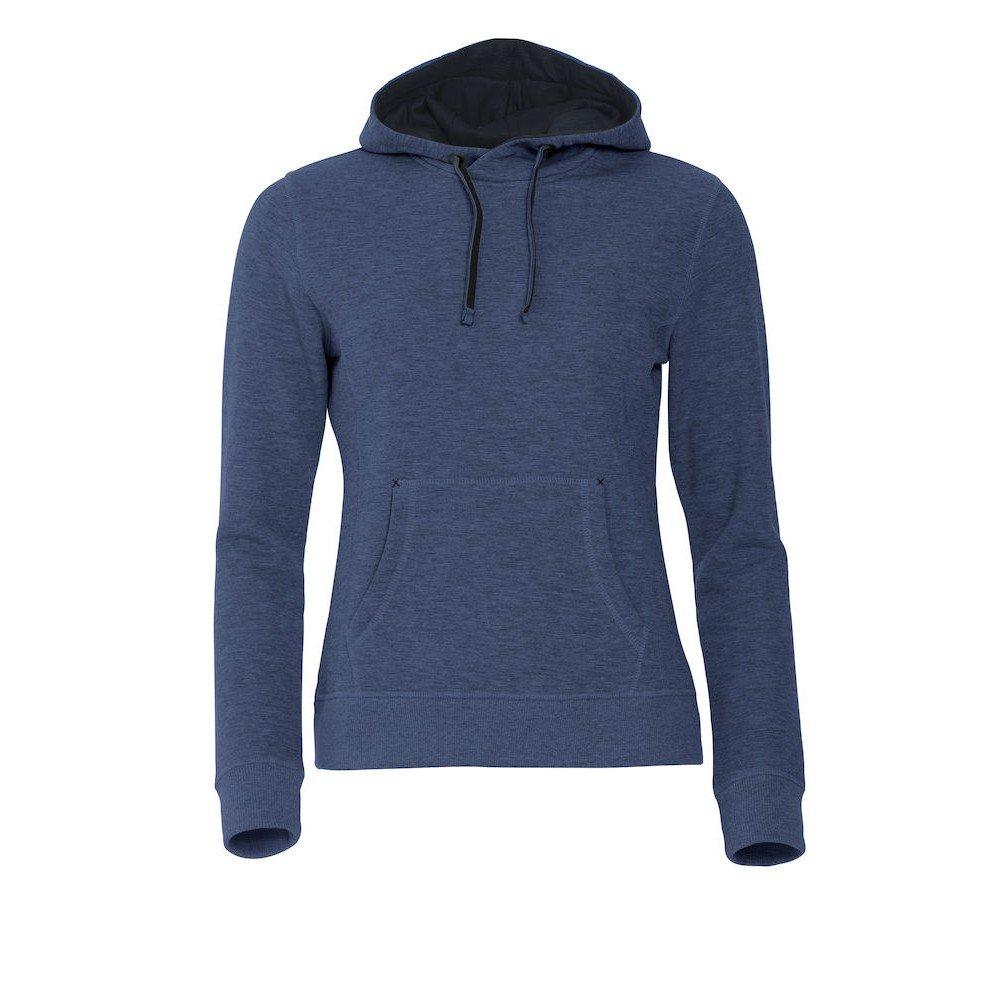 Classic Kapuzenpullover Damen Blau M von Clique