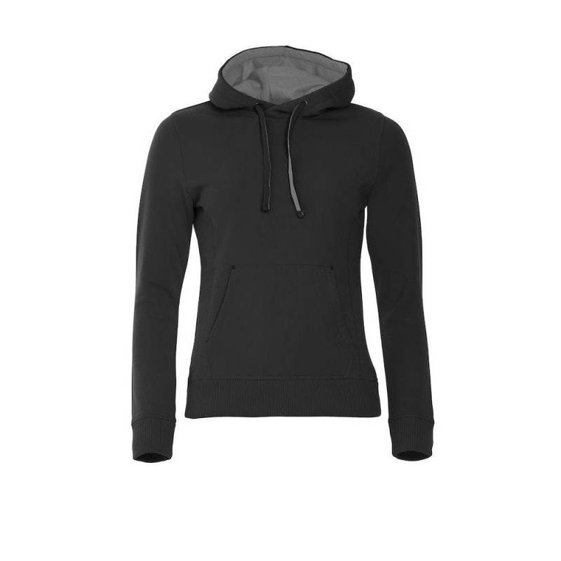 Classic Kapuzenpullover Damen Schwarz L von Clique