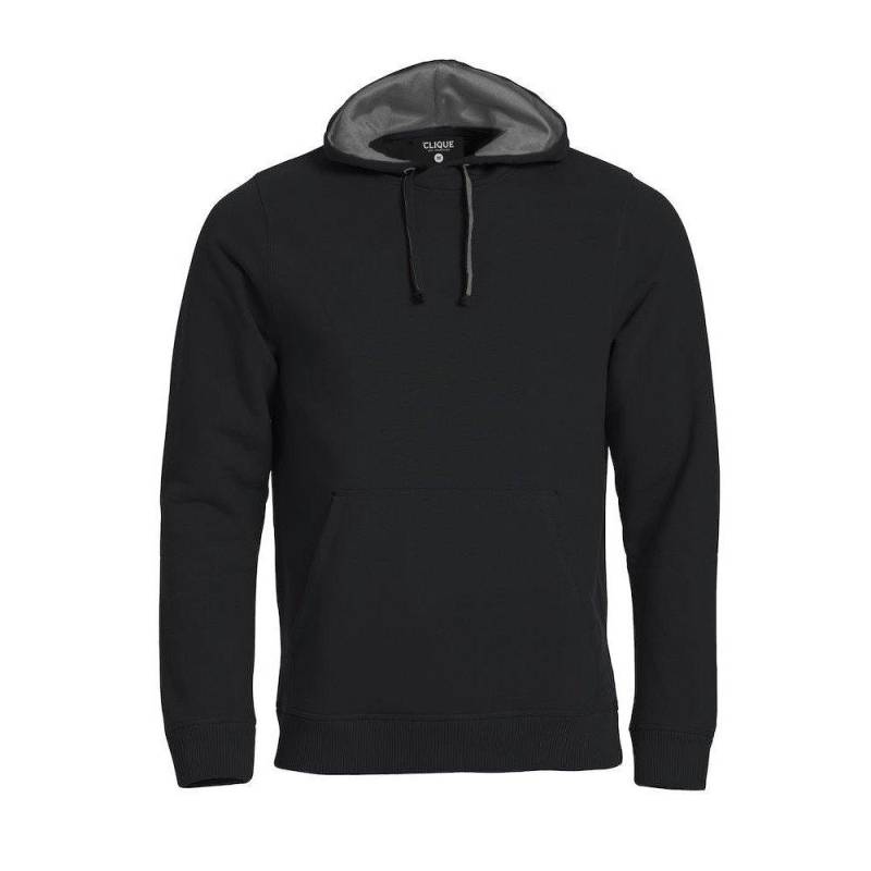 Classic Kapuzenpullover Herren Schwarz 3XL von Clique