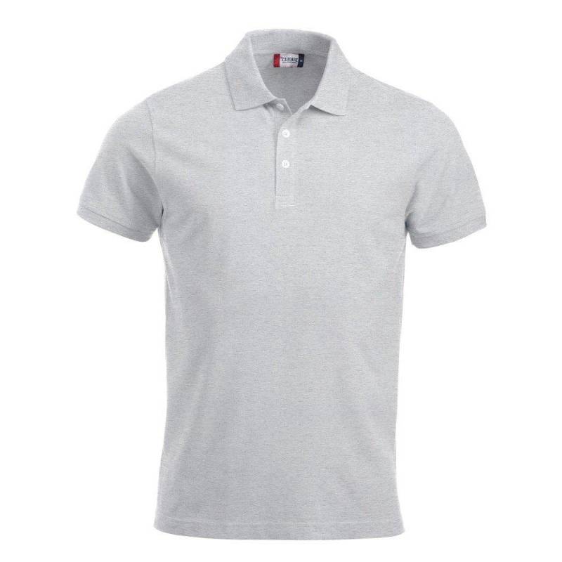 Classic Lincoln Poloshirt Herren Grau S von Clique