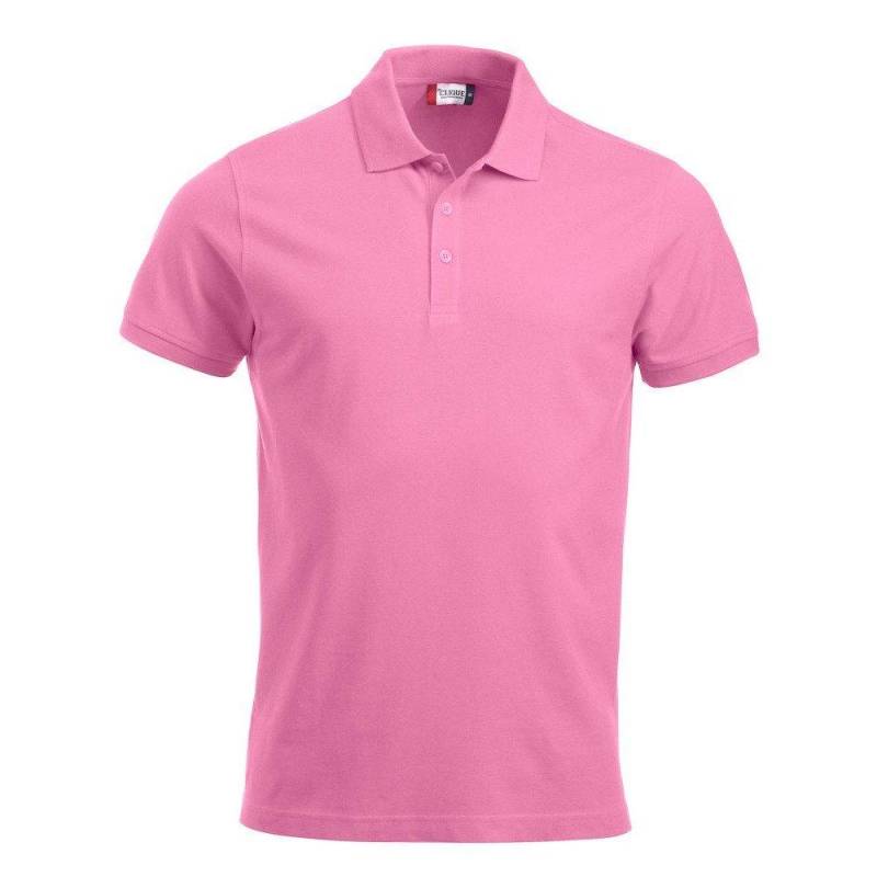 Classic Lincoln Poloshirt Herren Hellrosa S von Clique