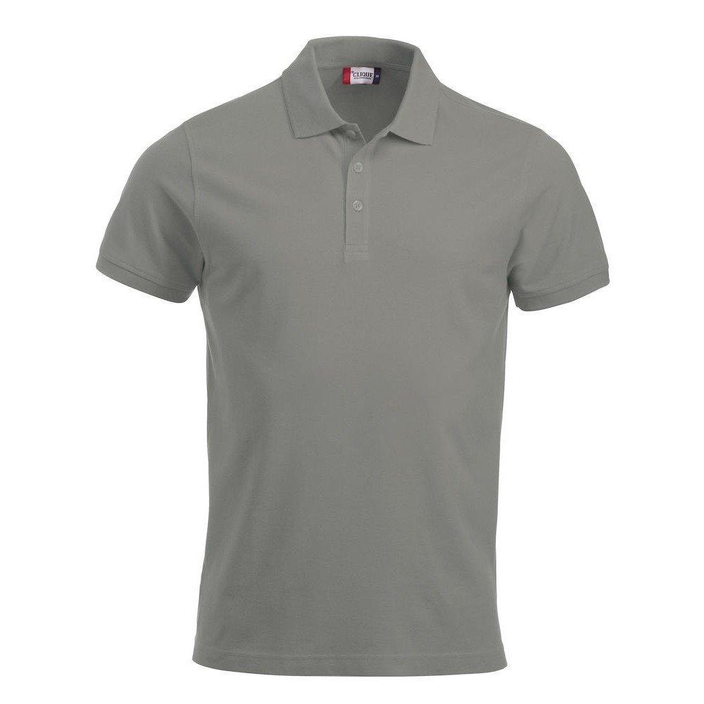 Classic Lincoln Poloshirt Herren Silber XL von Clique