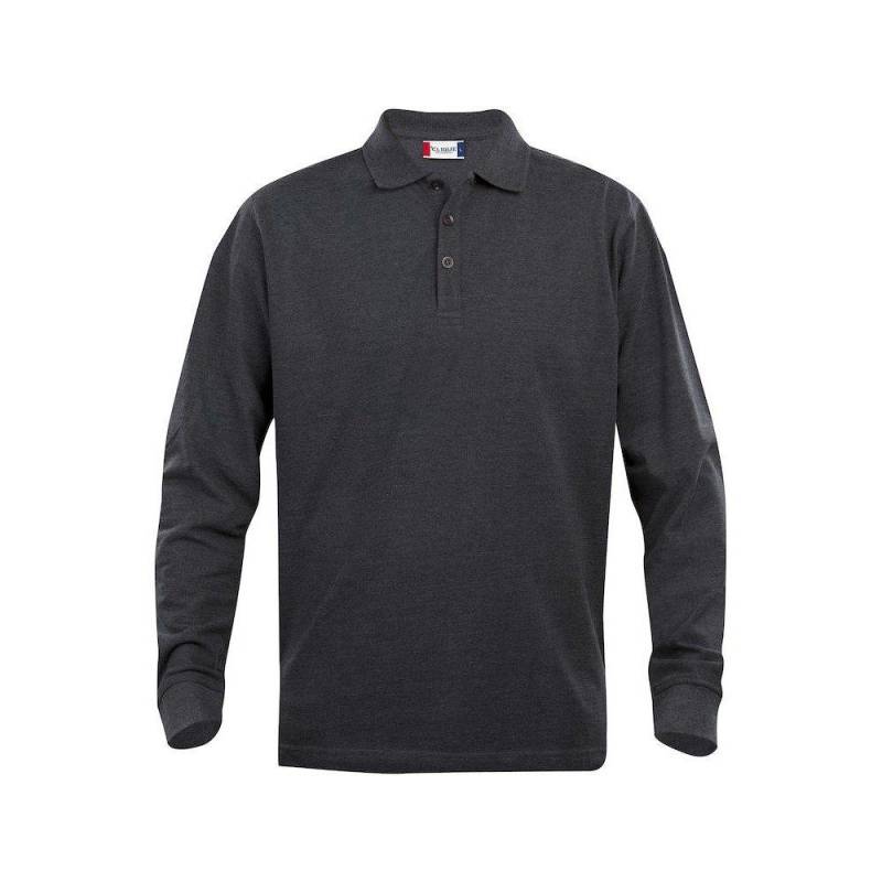 Classic Lincoln Poloshirt Langärmlig Herren Schwarz 3XL von Clique