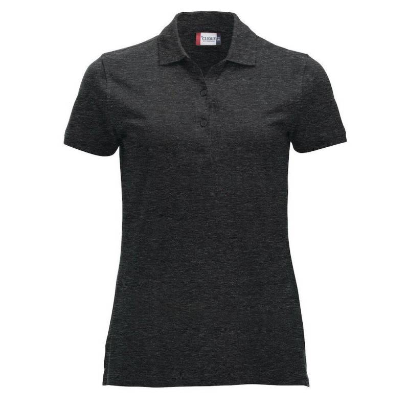 Classic Marion Poloshirt Damen Anthrazit S von Clique