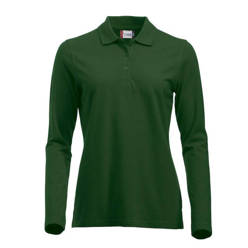 Classic Marion Poloshirt Langärmlig Damen Grün M von Clique