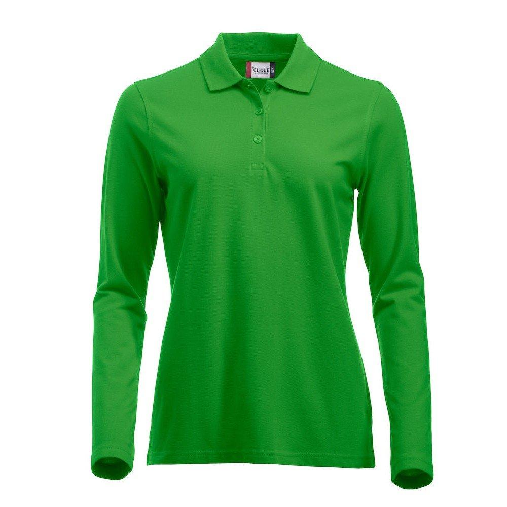 Classic Marion Poloshirt Langärmlig Damen Grün XL von Clique