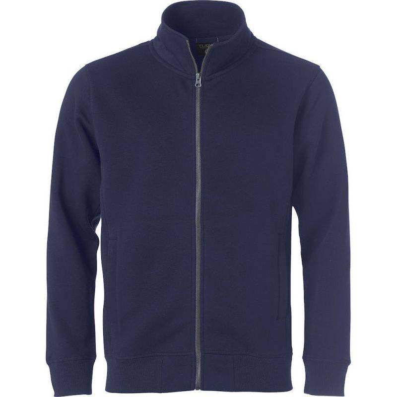 Classic Strickjacke Durchgehender Reißverschluss Herren Marine XXL von Clique