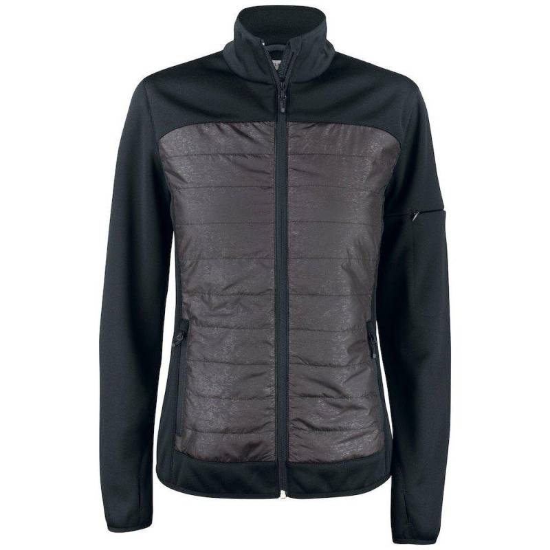 Custer Steppjacke Reflektierend Damen Schwarz M von Clique