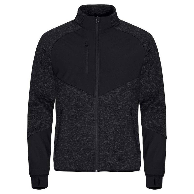 Haines Fleecejacke Herren Schwarz S von Clique