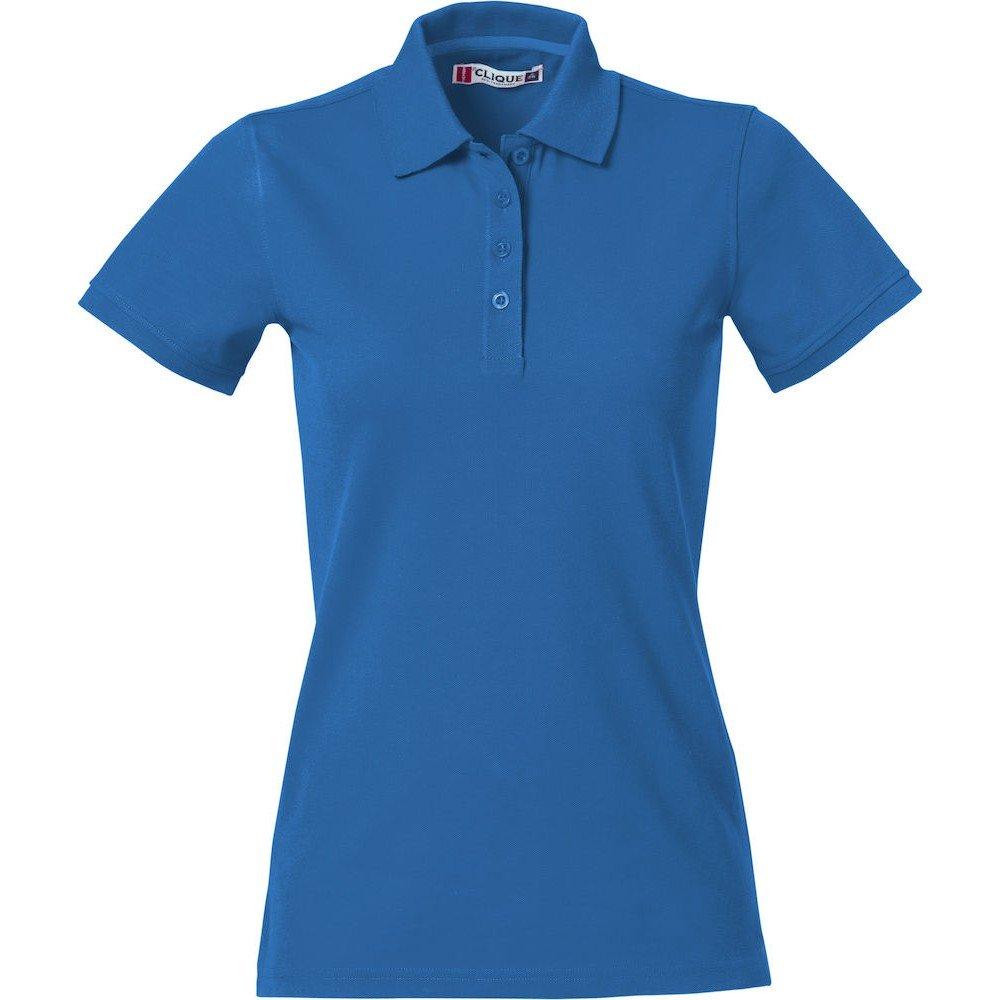 Heavy Premium Poloshirt Damen Königsblau L von Clique