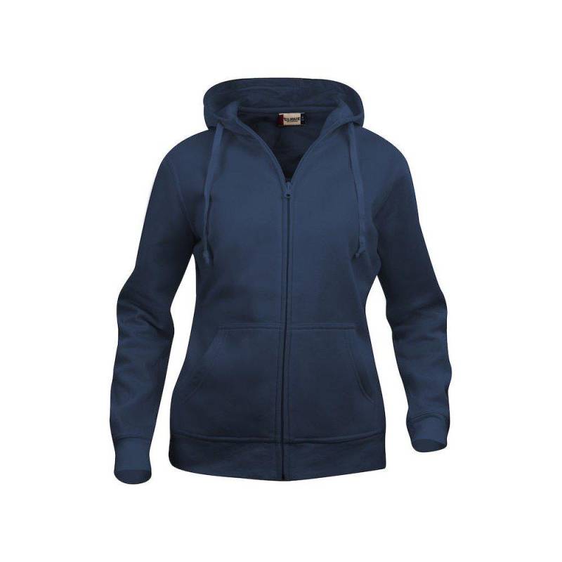 Hoodie Mit Durchgehendem Reißverschluss Damen Marine S von Clique