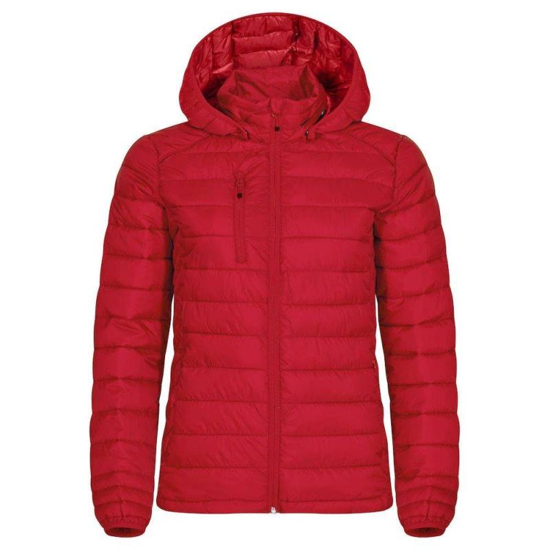 Clique - Hudson Steppjacke, für Damen, Rot Bunt, Größe XXL von Clique