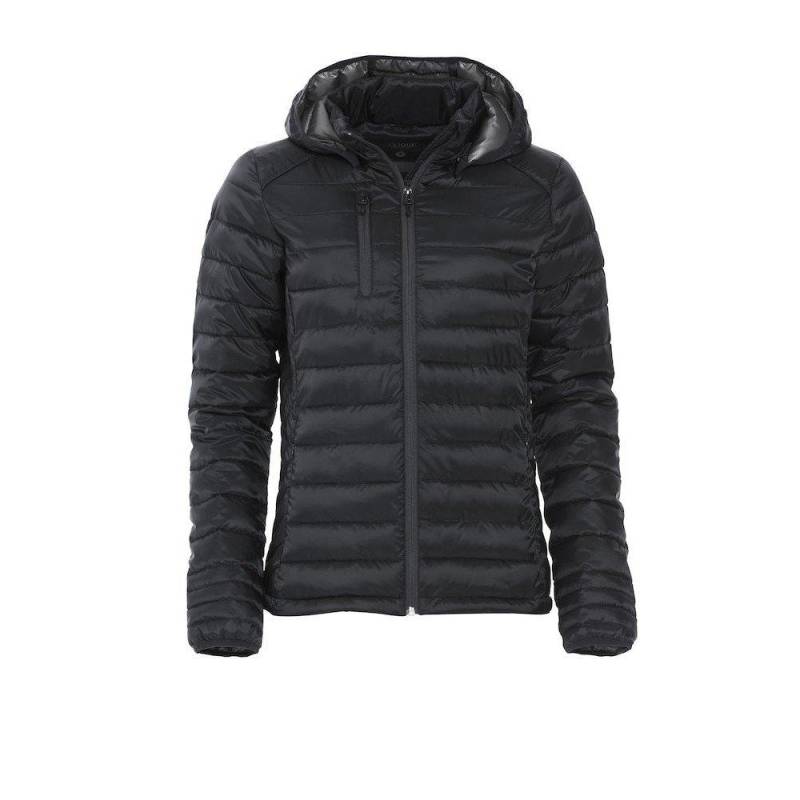 Hudson Steppjacke Damen Schwarz XS von Clique