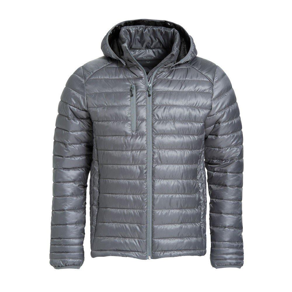 Clique - Hudson Steppjacke, für Herren, Grau, Größe XS von Clique