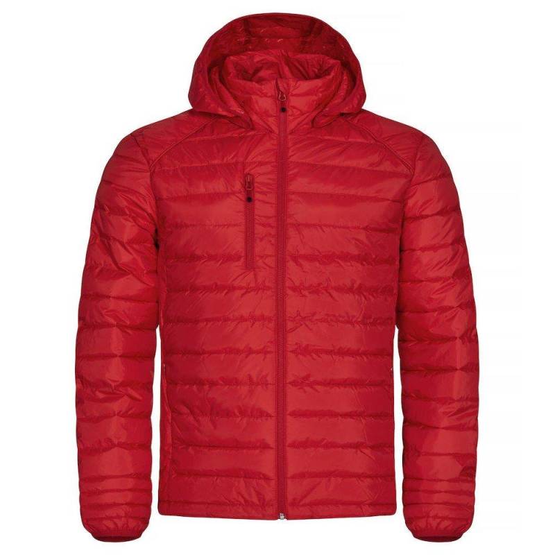 Hudson Steppjacke Herren Rot Bunt 3XL von Clique