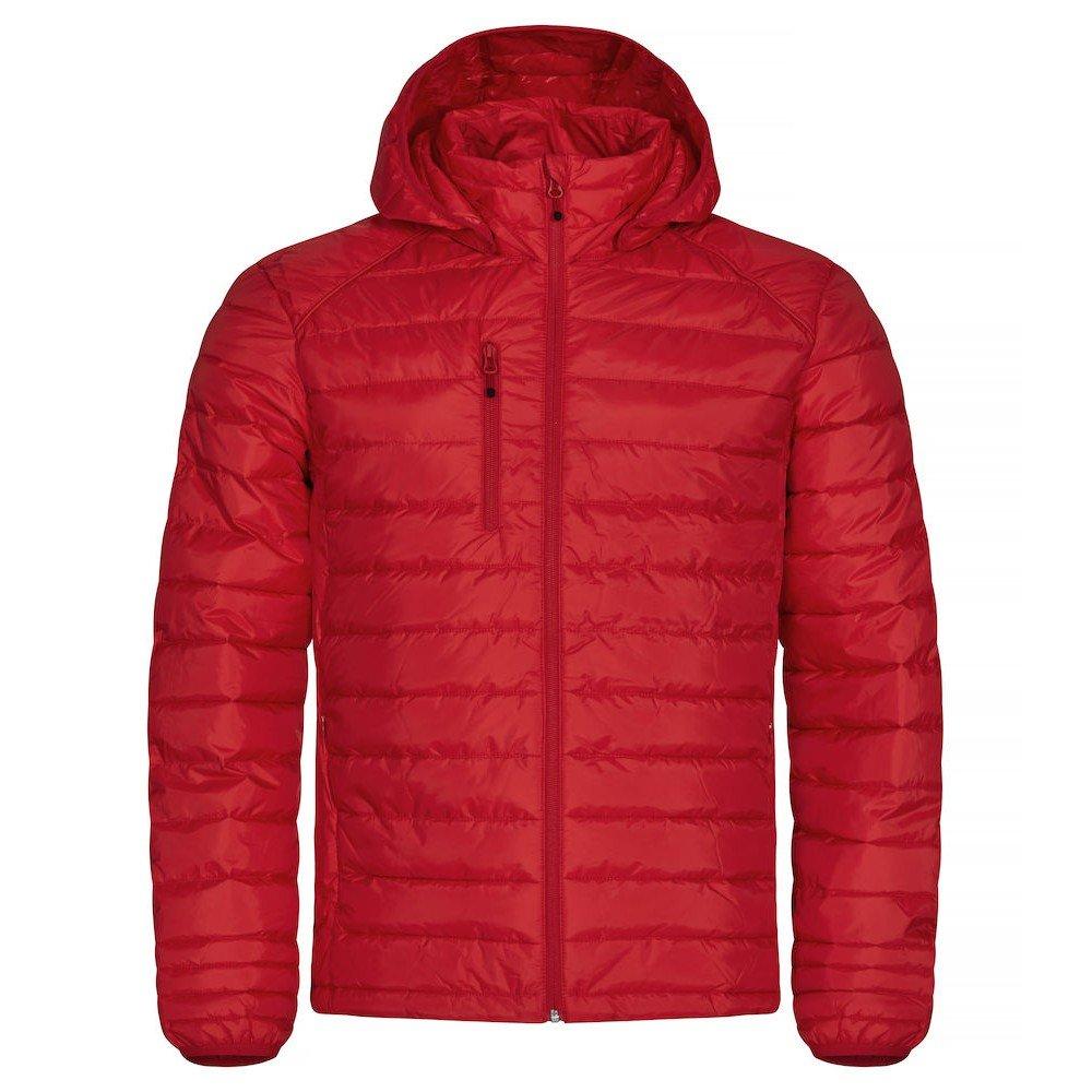 Clique - Hudson Steppjacke, für Herren, Rot Bunt, Größe XXL von Clique