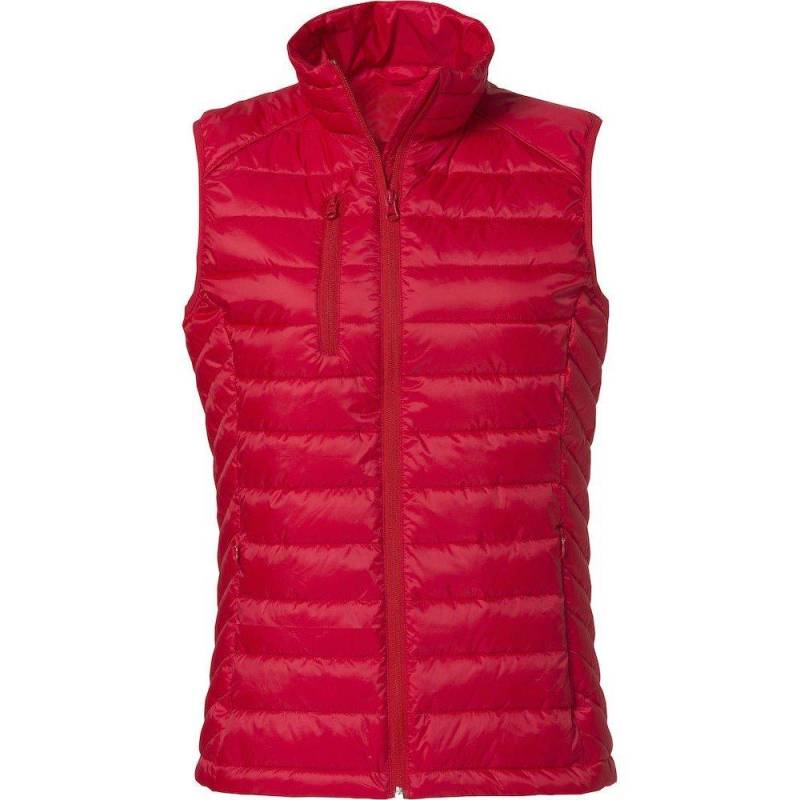 Hudson Weste Damen Rot Bunt L von Clique