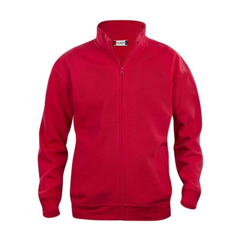 Jacke Durchgehender Reißverschluss Herren Rot Bunt 3XL von Clique