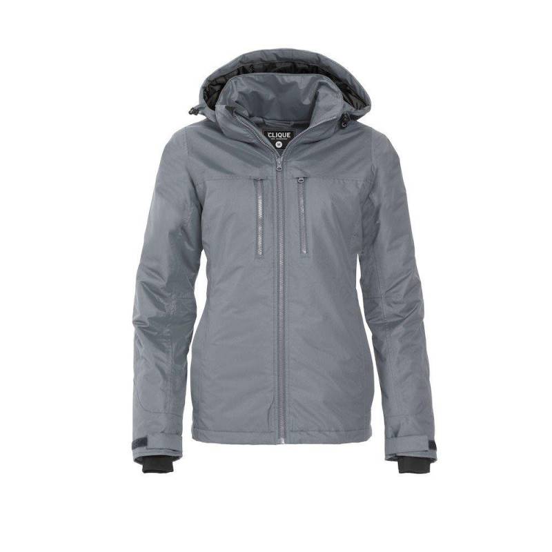 Clique - Kingslake Jacke, wasserfest, für Damen, Grau, Größe XL von Clique