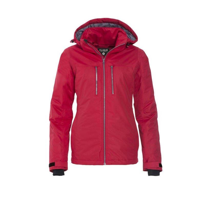 Kingslake Jacke, Wasserfest Damen Rot Bunt S von Clique