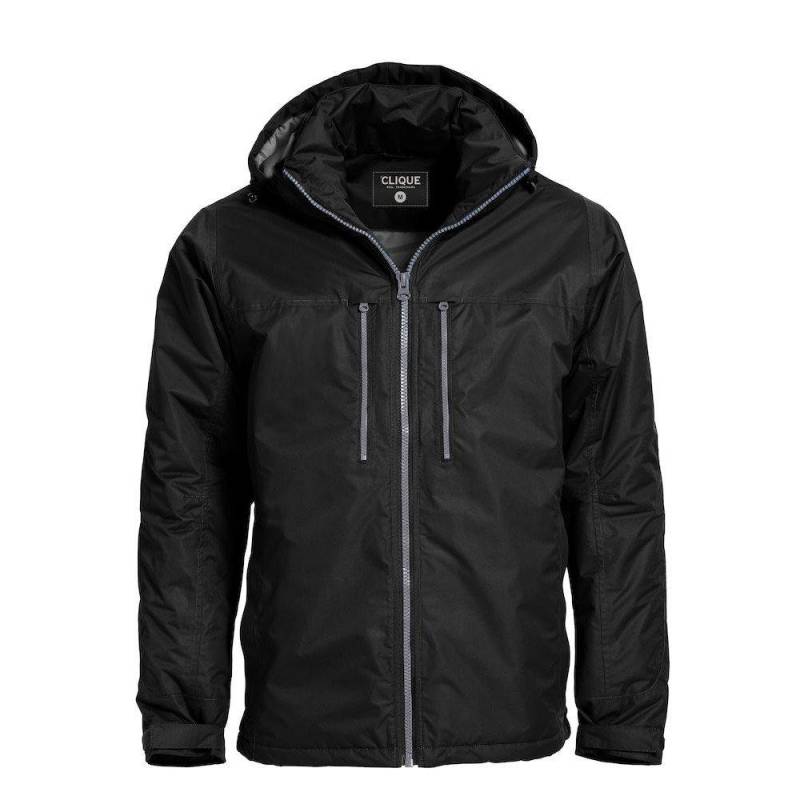 Kingslake Jacke, Wasserfest Herren Schwarz XS von Clique