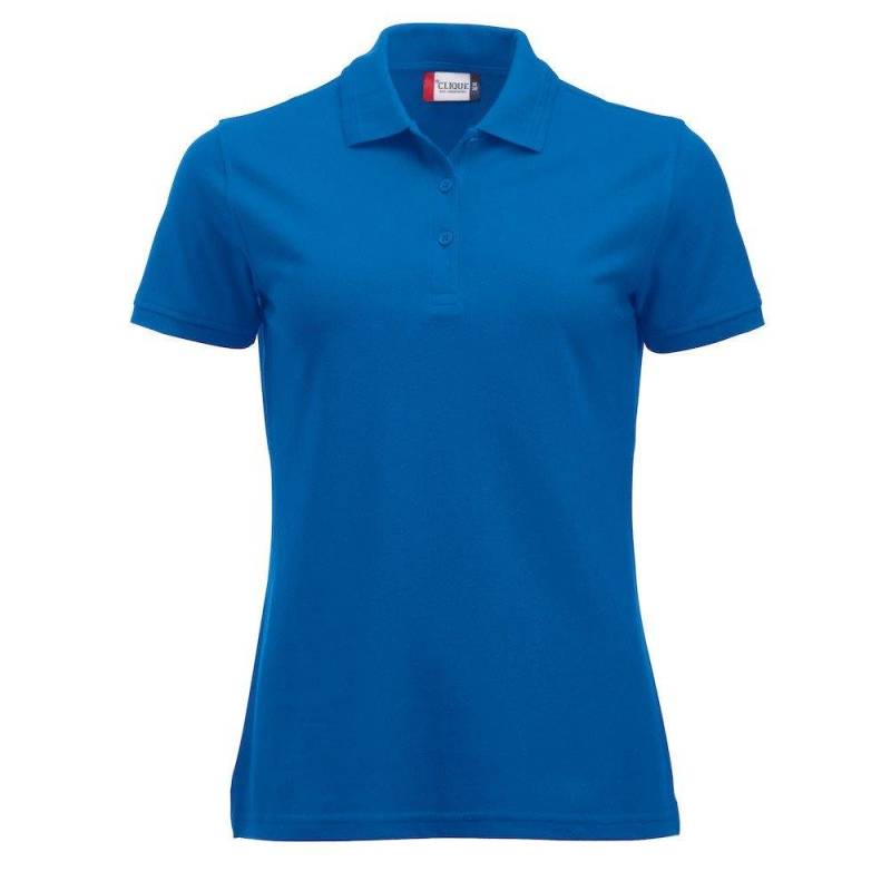 Manhattan Poloshirt Damen Königsblau XS von Clique