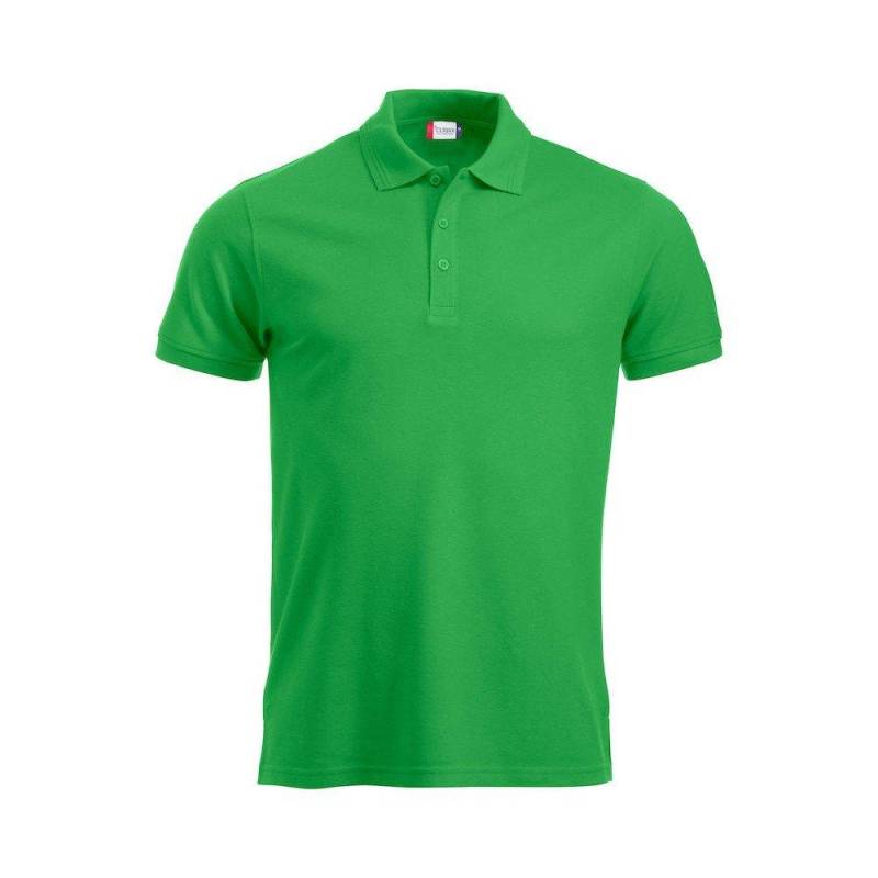 Manhattan Poloshirt Herren Grün L von Clique