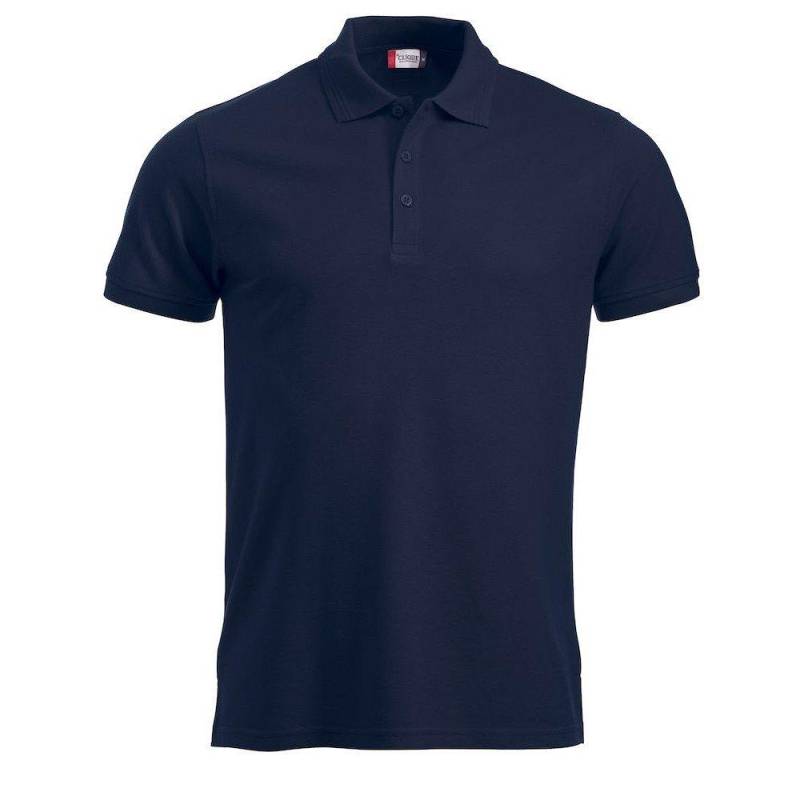 Manhattan Poloshirt Herren Marine 4XL von Clique