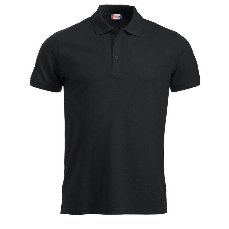 Manhattan Poloshirt Herren Schwarz 4XL von Clique