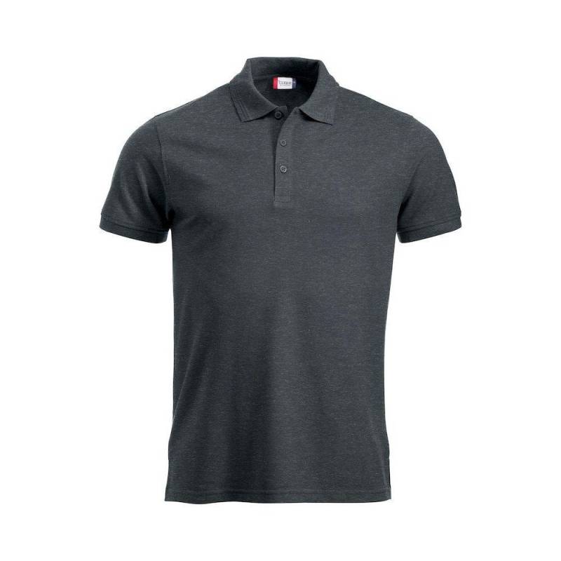 Manhattan Poloshirt Herren Taubengrau M von Clique