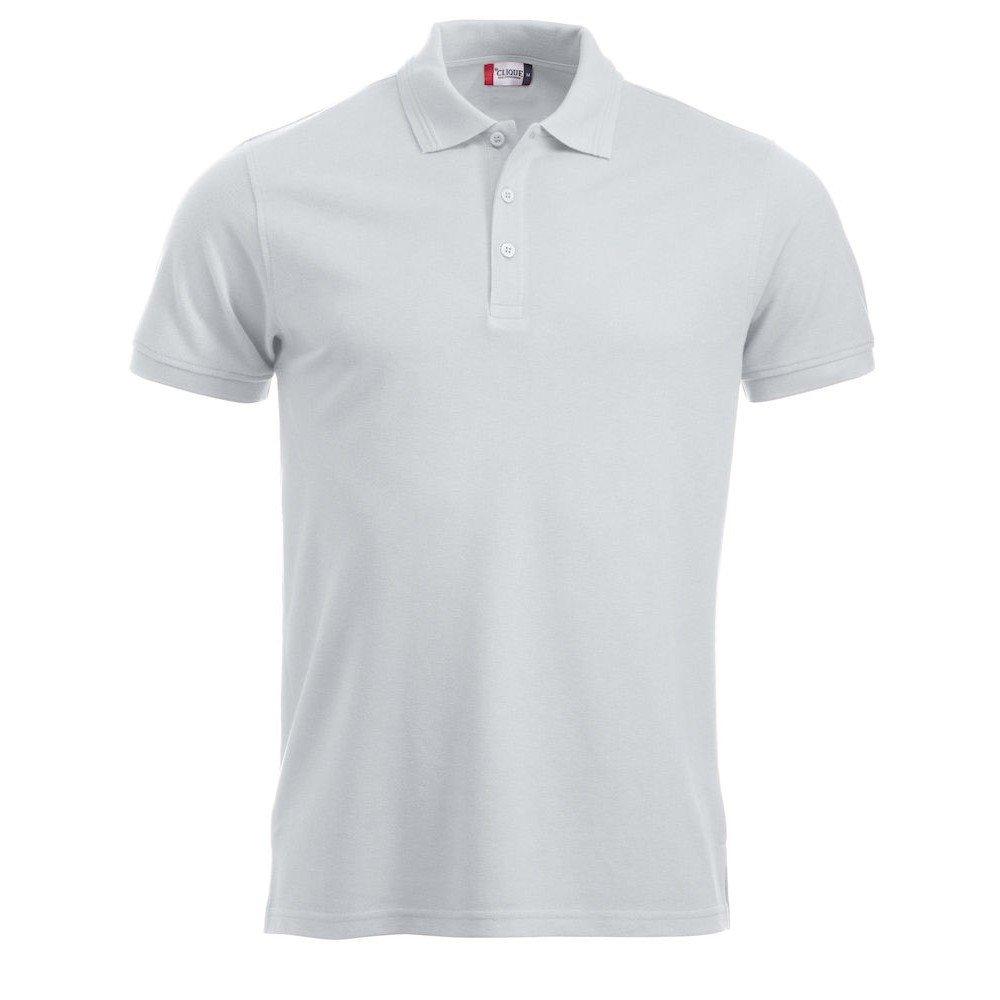 Manhattan Poloshirt Herren Weiss 3XL von Clique