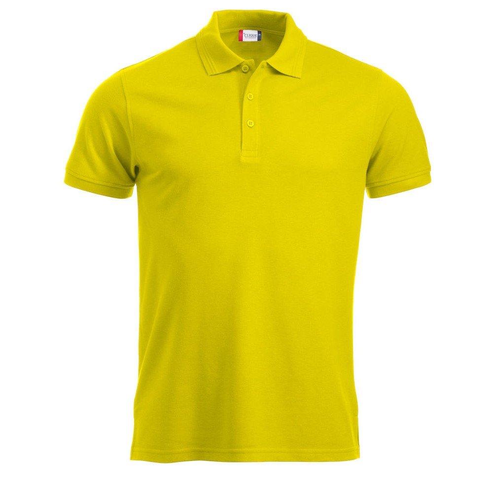 Manhattan Poloshirt Sichtbarkeit Herren Gelb Bunt XXL von Clique