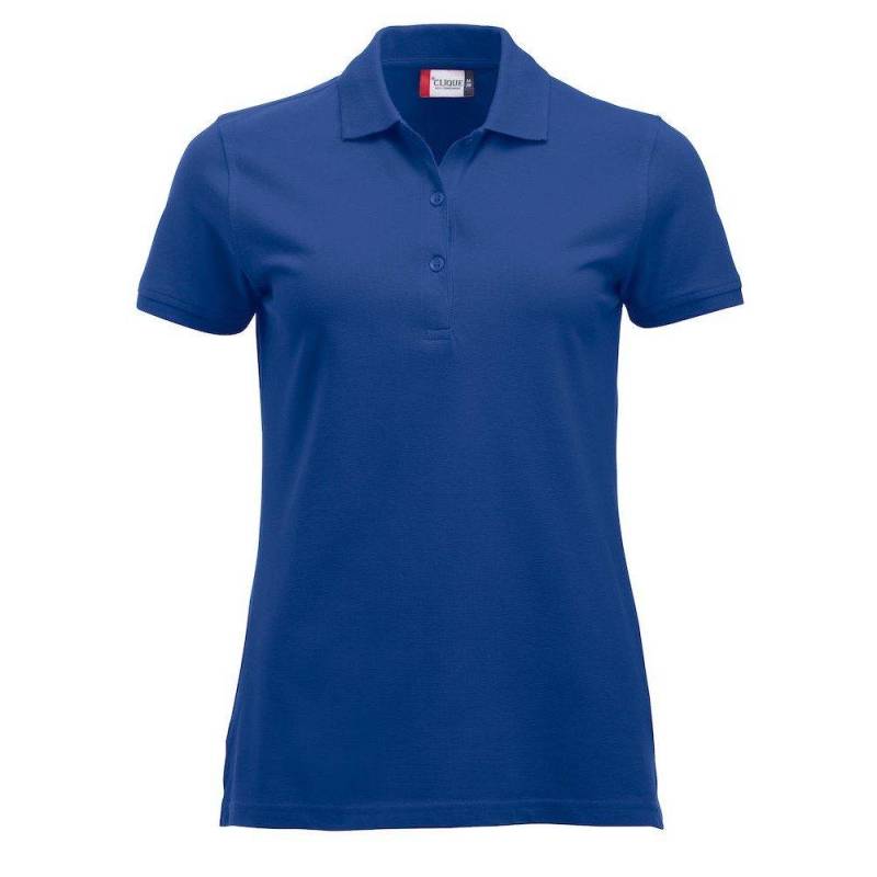 Marion Poloshirt Damen Blau L von Clique