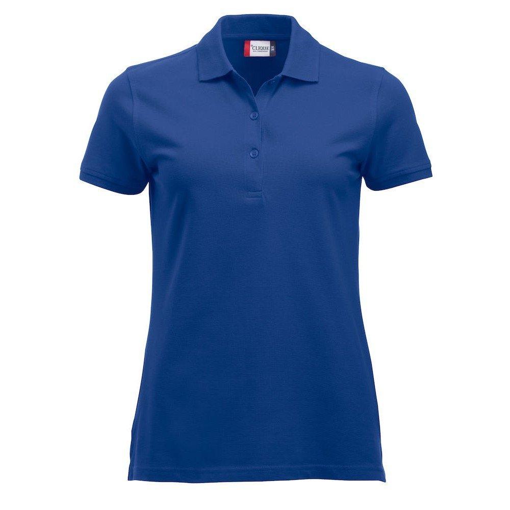 Clique - Marion Poloshirt, für Damen, Blau, Größe S von Clique