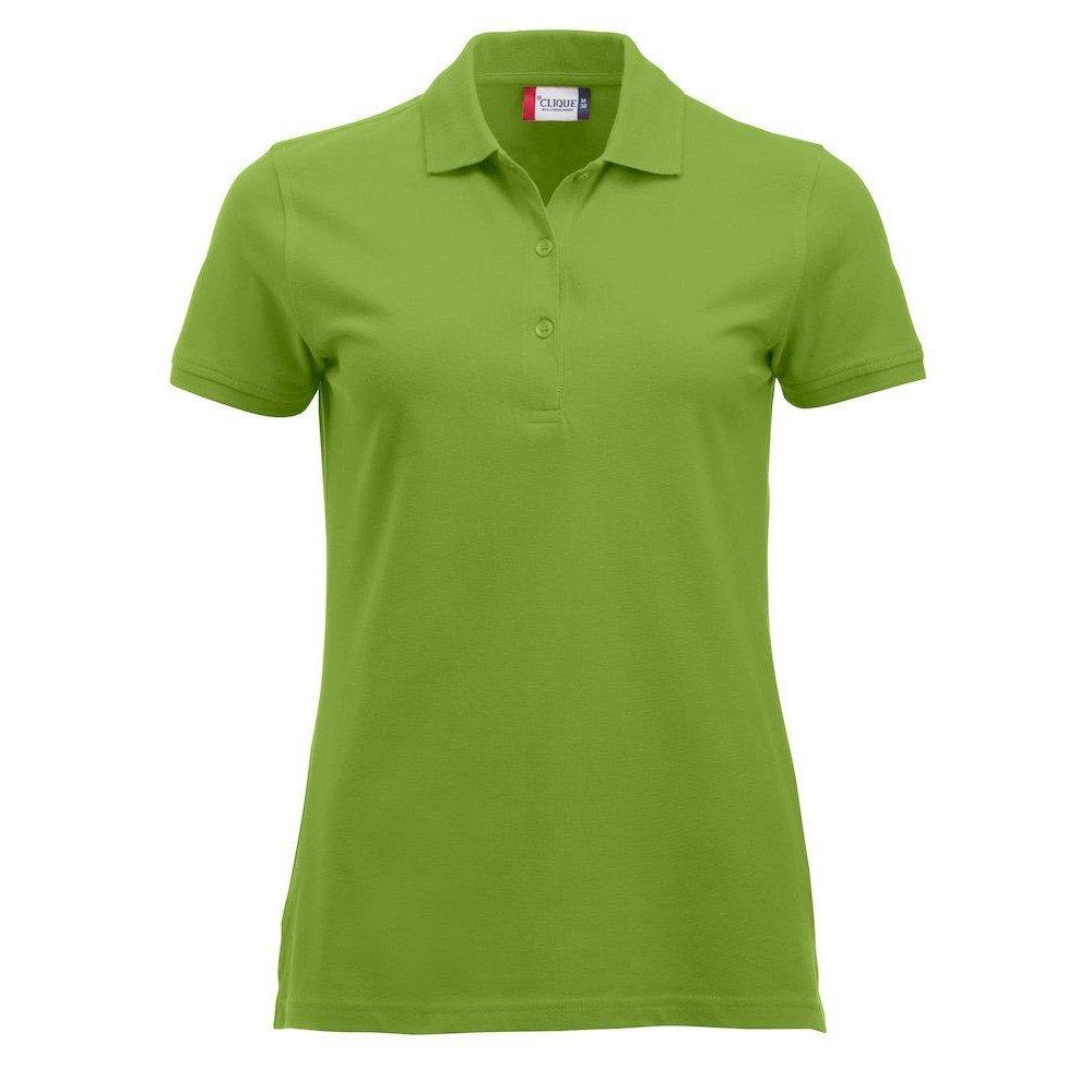 Clique - Marion Poloshirt, für Damen, Hellgrün, Größe M von Clique