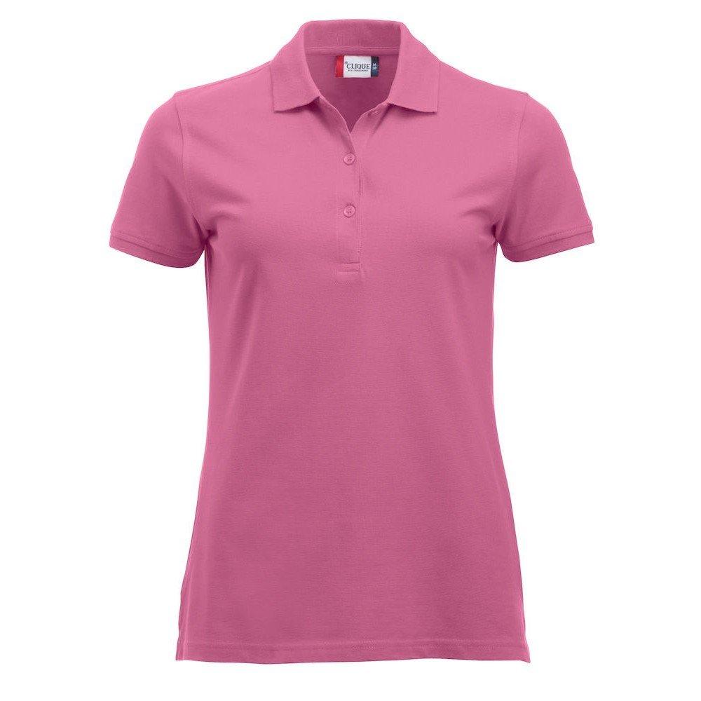 Marion Poloshirt Damen Hellrosa L von Clique