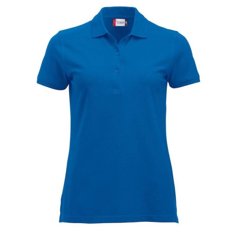 Marion Poloshirt Damen Königsblau M von Clique