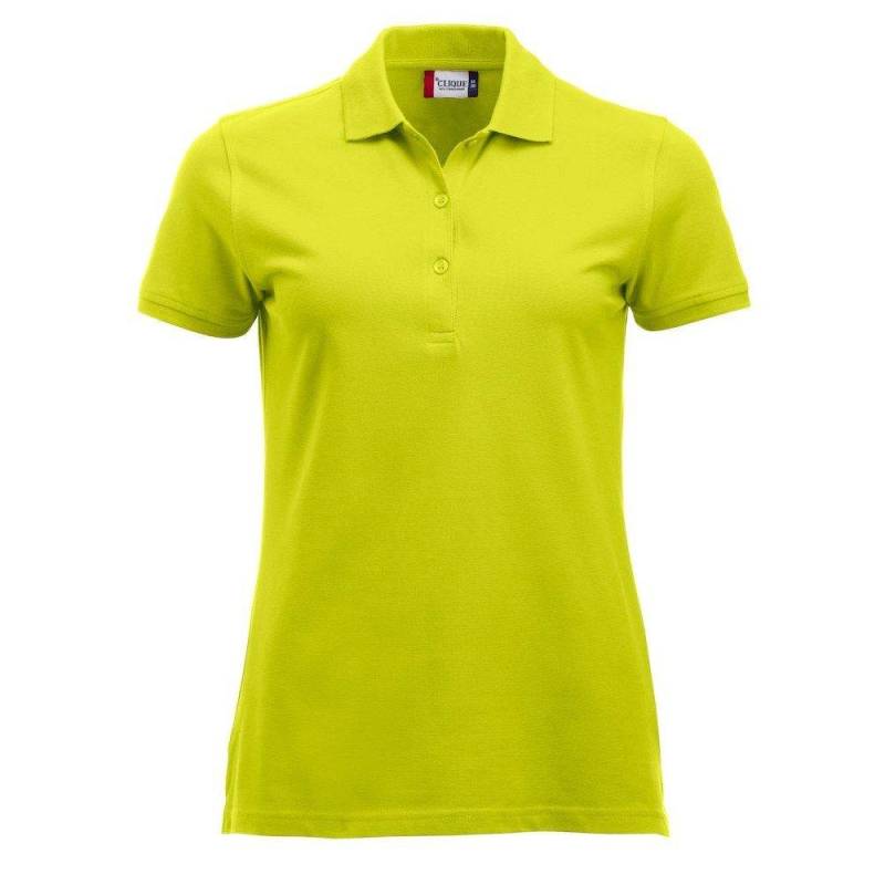 Marion Poloshirt Damen Limettengrün M von Clique