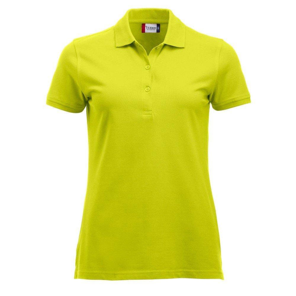 Clique - Marion Poloshirt, für Damen, Limettengrün, Größe S von Clique