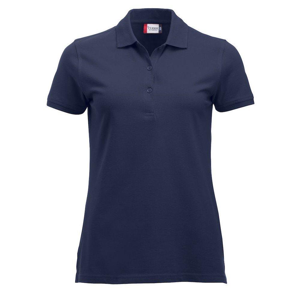 Marion Poloshirt Damen Marine S von Clique