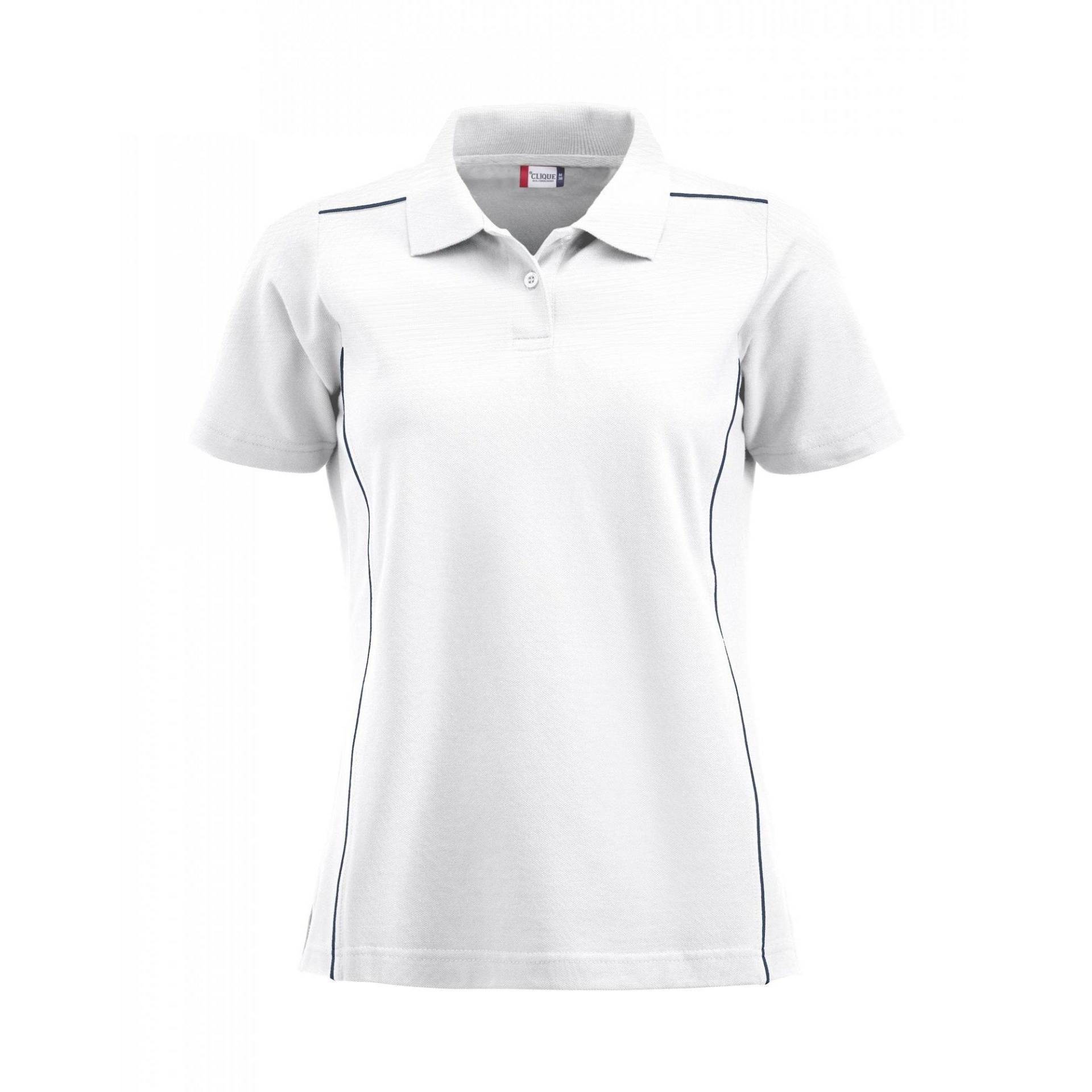 New Alpena Poloshirt Damen Weiss XL von Clique