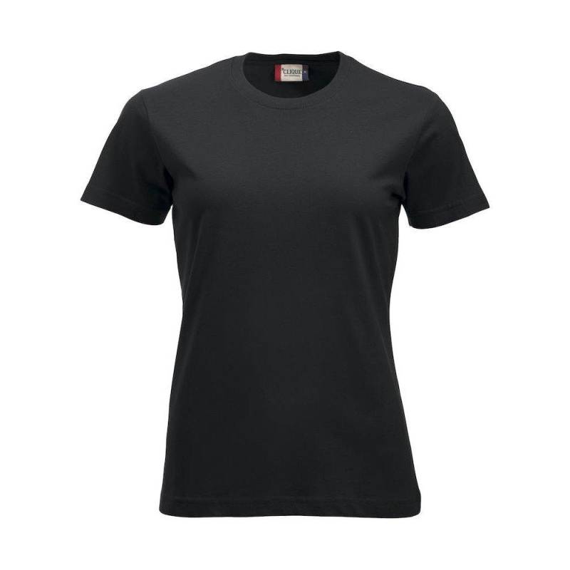 New Classic Tshirt Damen Schwarz XL von Clique