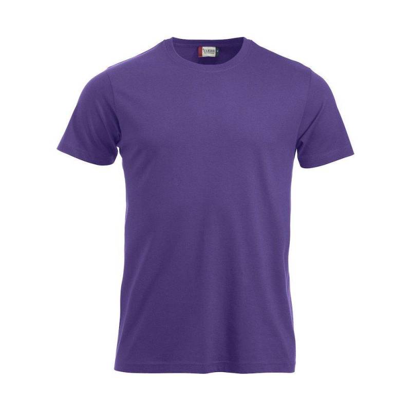 New Classic Tshirt Herren Flieder L von Clique